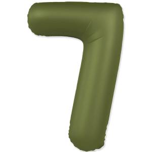 Цифра "7" - SLIM Olive Green / Flexmetal 1207-6098