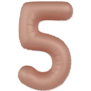 Цифра "5" - SLIM Vintage Rose / Flexmetal 1207-6057