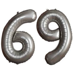 Цифра "6/9" - SLIM Moonlight Silver / Flexmetal 1207-6106