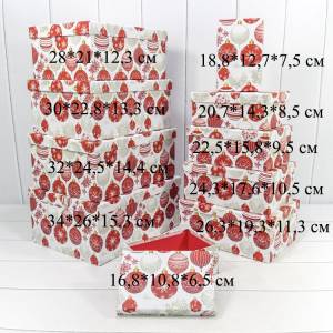 Коробка 28*21*12,3 см "Новый Год"-2660