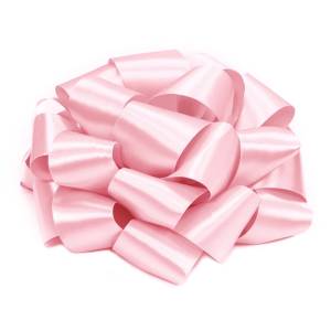 Бант-шар атласный Розовый 21 см. / 661076